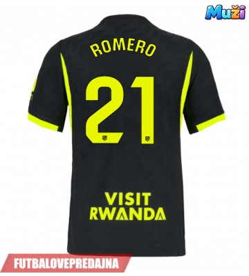 Lacne Muži Futbalové dres Atletico Madrid Cristian Romero #21 2026-27 Krátky Rukáv - Preč